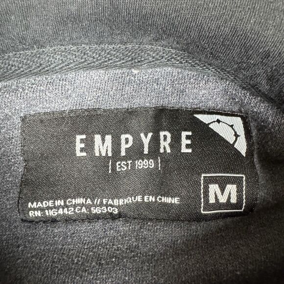 Empyre Surplus Co Hoodie Men's Medium Red Gray Aztec Southwestern Sweatshirt - Picture 2 of 6
